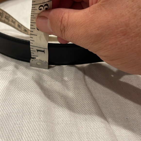 45008 VINTAGE-Coach Black Leather Belt - see pics for approximate measurements - Picture 5 of 9